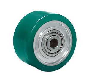 U ; Polyurethane (For compact heavy duty castors)