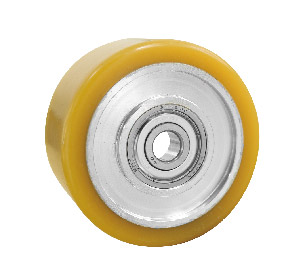 EU ; Antistatic polyurethane (For Stainless steel twin wheeled compact heavy duty castors)